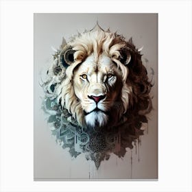 Lion Head 54 Canvas Print