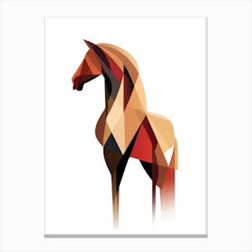 Horse Minimalist Abstract 1 Canvas Print