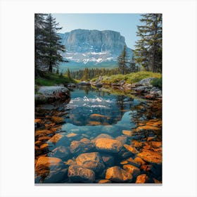 Rocky Mountain Lake 2 Canvas Print