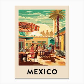 Vintage Travel Poster Mexico 5 Canvas Print