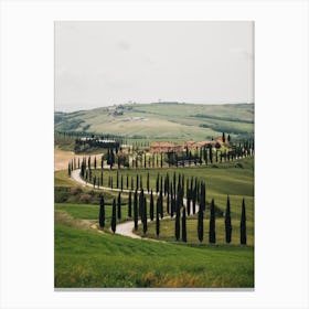 Val d'Orcia Italy | The green hills of beautiful Tuscany Canvas Print
