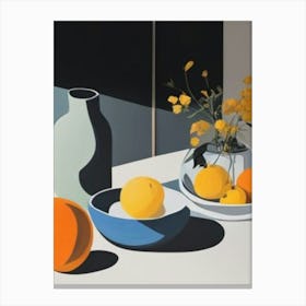 Still Life With Oranges 5 Canvas Print