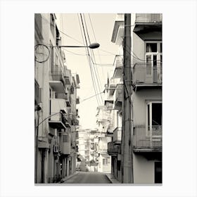 Athens, Greece, Photography In Black And White 2 Canvas Print