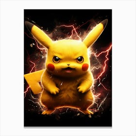 Pikachu 3 Canvas Print