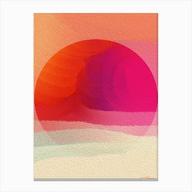 Sun, Abstract Canvas Print