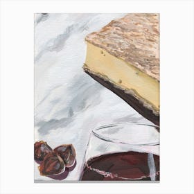 Cheese And Wine Canvas Print