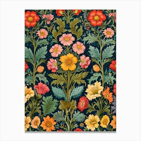 William Morris Floral Tapestry Canvas Print