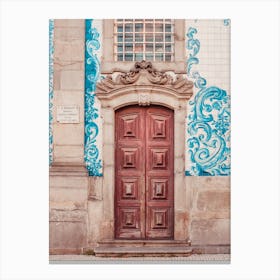 Carmo Door, Porto Canvas Print