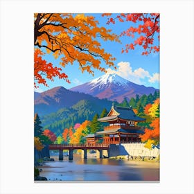 Autumn In Japan 1 Canvas Print