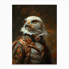 Renaissance Eagle Portrait Canvas Print