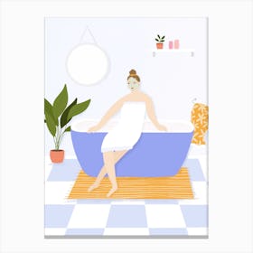 Bath Time Canvas Print