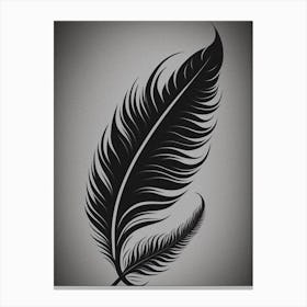 Feather Tattoo Canvas Print