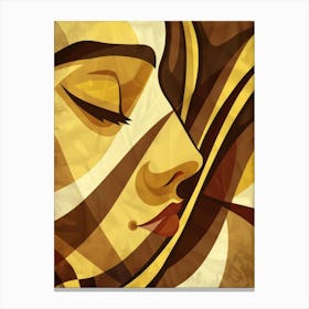 Woman'S Face 91 Canvas Print