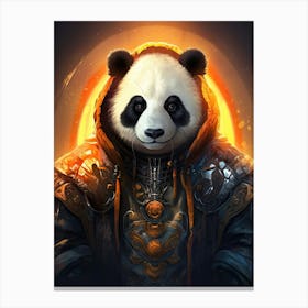 Panda Art In Digital Art Style 2 Canvas Print