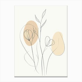 Abstract Floral Painting 6 Canvas Print