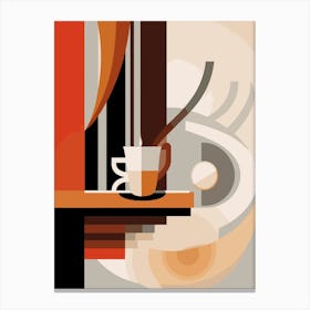 Coffee abstract Canvas Print