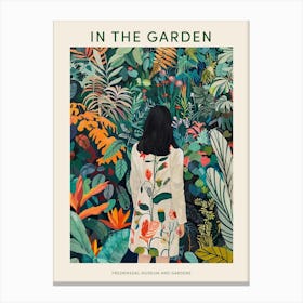 In The Garden Poster Fredriksdal Museum And Gardens Sweden 2 Canvas Print