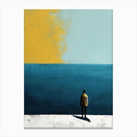 I Stand Alone , Minimalism 1 Canvas Print