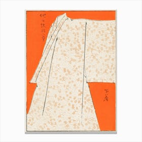 Japanese Robe Illustration, Shin Bijutsukai Canvas Print