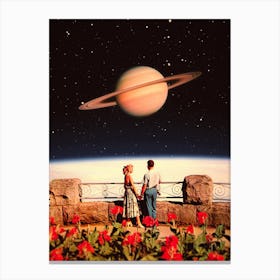Space Love Canvas Print