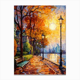 Emirgan Park Pixel Art 9 Canvas Print