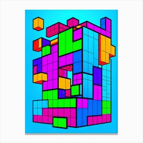 Tetris Canvas Print