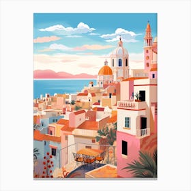 Cadiz Spain 3 Illustration Canvas Print