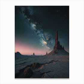 Milky In The Desert Canvas Print