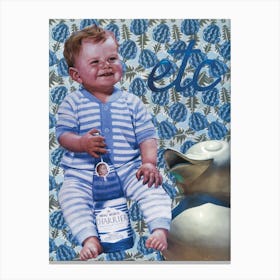 Vintage baby Charrier Canvas Print