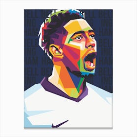 jude bellingham wpap Canvas Print