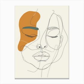 Portrait Of A Woman 4 Canvas Print