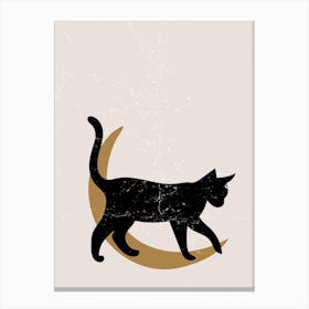 thecatandthemoon Canvas Print