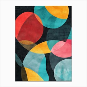 Abstract Circles Canvas Print 2 Canvas Print