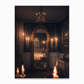 Room With Candles Canvas Print
