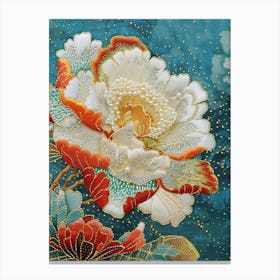 Japanese Flower 3 Canvas Print