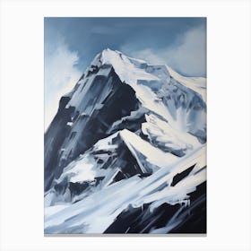 Vinson Massif Antarctica 6 Mountain Painting Canvas Print