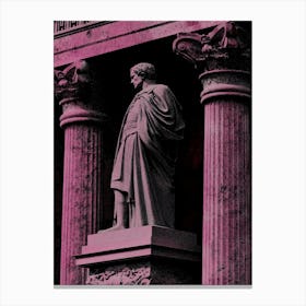 Statue Of A Man Canvas Print