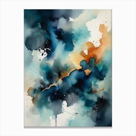 Abstract Watercolor Painting 25 Canvas Print