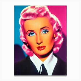 Barbara Stanwyck Pop Movies Art Movies Canvas Print