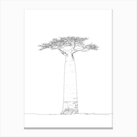 Baobab Tree Stampe su tela