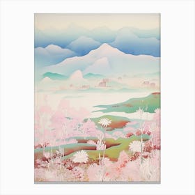 Mount Haku In Ishikawa Gifu Toyama, Japanese Landscape 1 Canvas Print