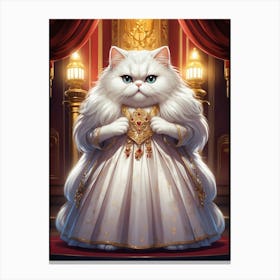 Queen Of Cats Canvas Print