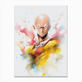 Saitama One Punch Man Canvas Print