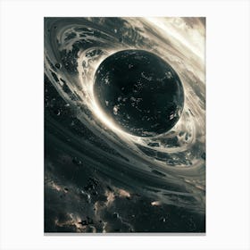 Black Hole 12 Canvas Print