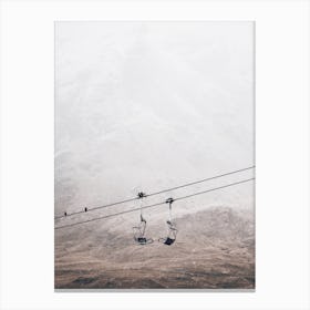 Alps Ski Lift Canvas Print
