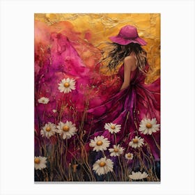 Daisy Girl 1 Canvas Print