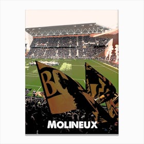 Molineux, Wolves, Stadium, Football, Art, Soccer, Wall Print, Art Print Canvas Print
