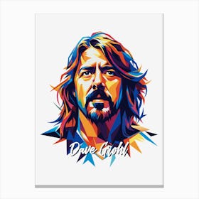 Dave Grohl Foo Fighter 02 Canvas Print