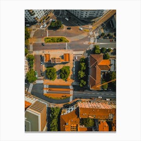 20230617 Dji 0511Milan Majesty: Aerial Cityscape Print Canvas Print