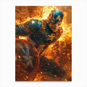 Captain America 19 Canvas Print